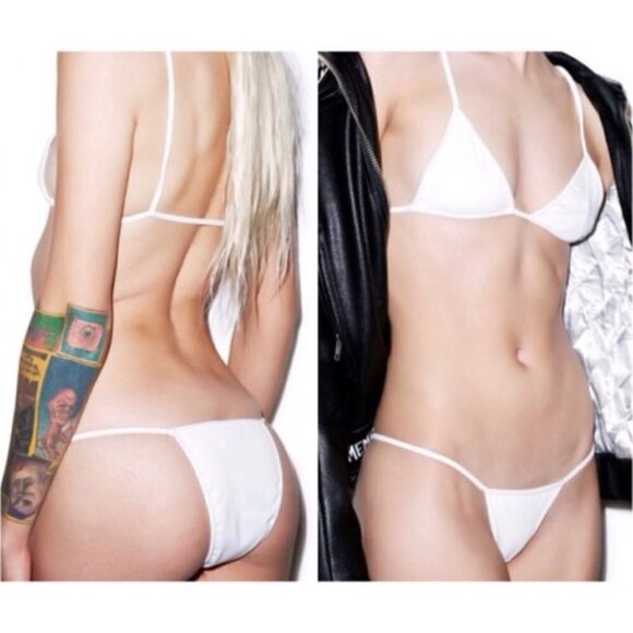 💕MINIMALE ANIMALE💕 The Lucid String Brief Bottom - Picture 5 of 8